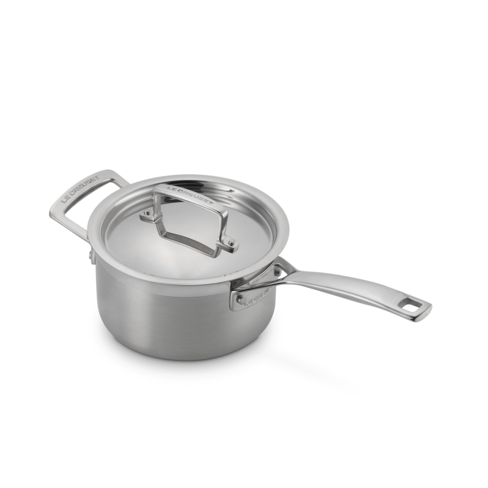 Le Creuset # Ply Stainless Saucepan 16cm (5)