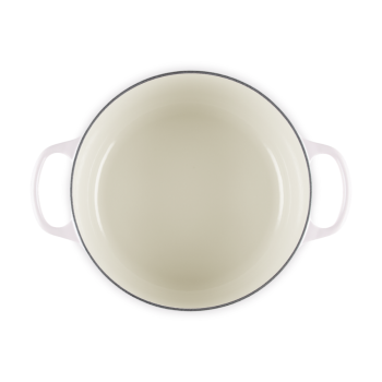 Le Creuset Round Casserole 26cm Petal Shell Pink (2)