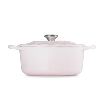 Le Creuset Round Casserole 26cm Petal Shell Pink (3)