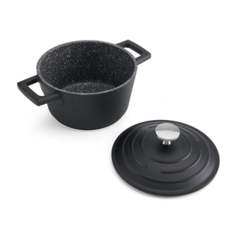 MasterCraft Cast Aluminium Casserole 1.4L Black (1)