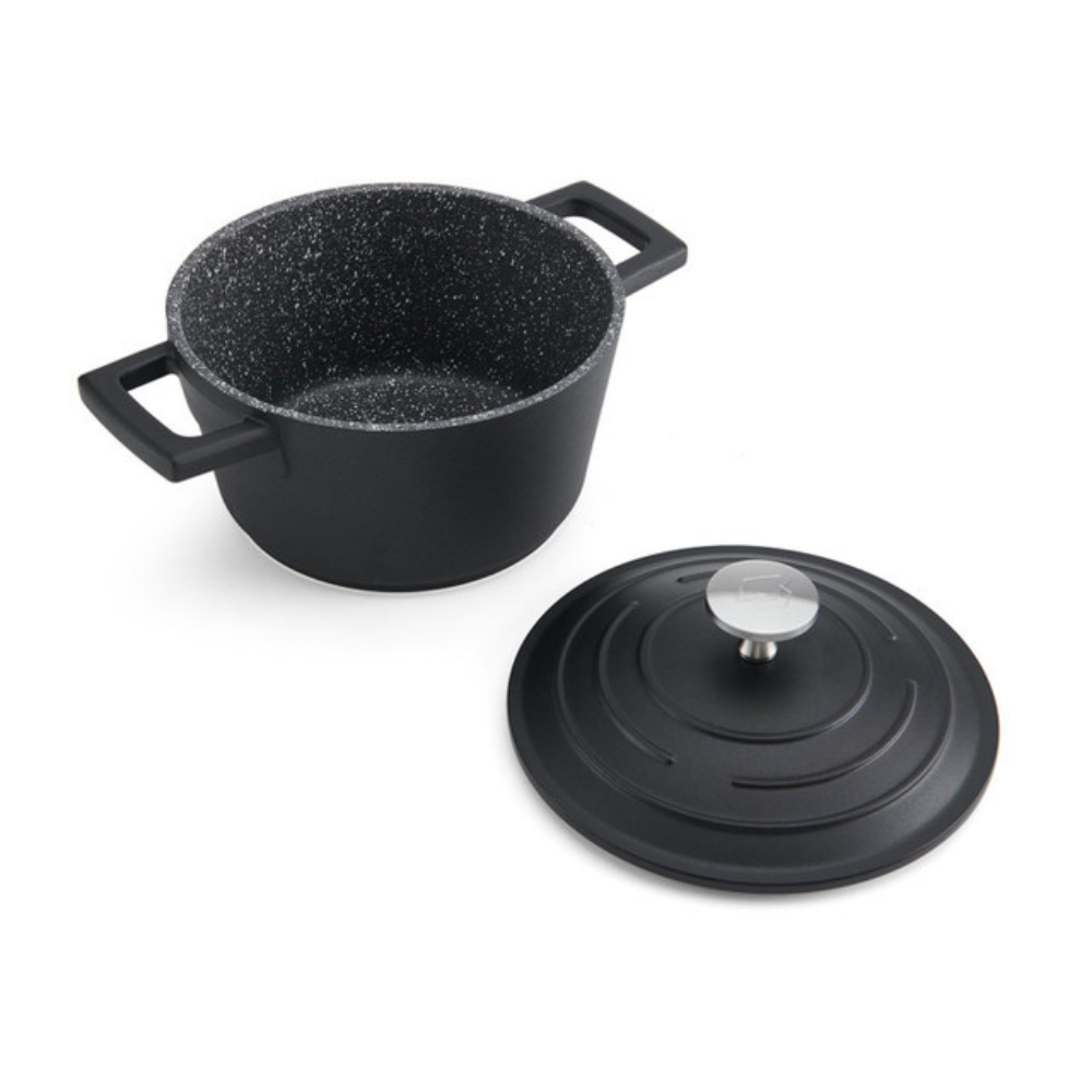 MasterCraft Cast Aluminium Casserole 1.4L Black (1)