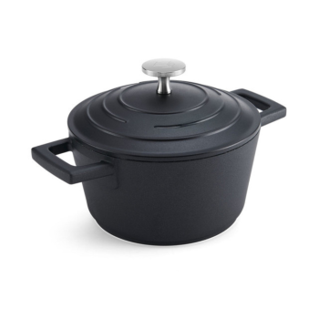 MasterCraft Cast Aluminium Casserole 1.4L Black (2)