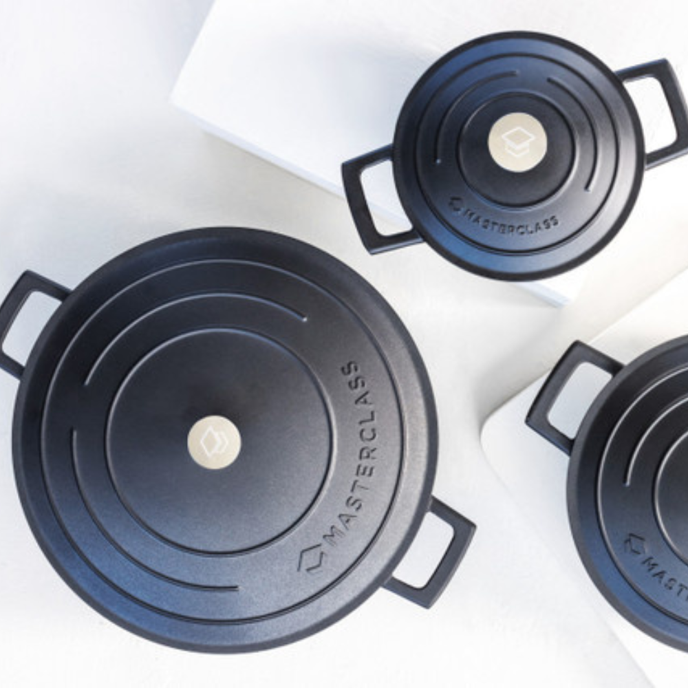 MasterCraft Cast Aluminium Casserole 1.4L Black (3)