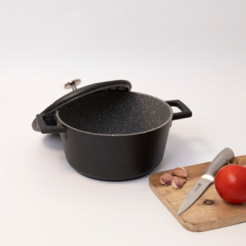 MasterCraft Cast Aluminium Casserole 2.5L Black (6)