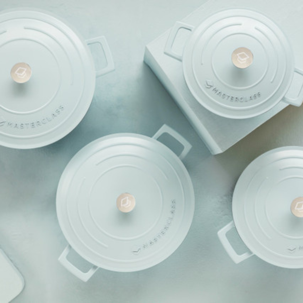 MasterCraft Cast Aluminium Casserole 2.5L Blue (10)