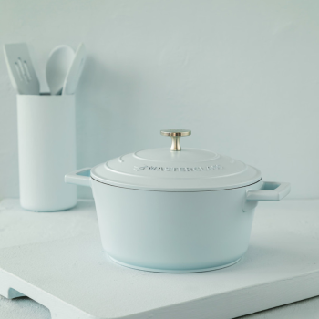 MasterCraft Cast Aluminium Casserole 2.5L Blue (8)