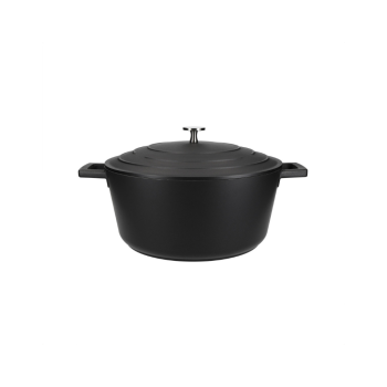 MasterCraft Cast Aluminium Casserole 4L Black