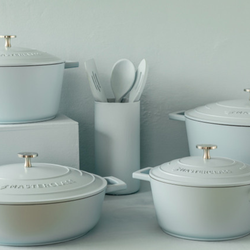 MasterCraft Cast Aluminium Casserole 4L Blue (5)