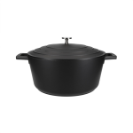 MasterCraft Cast Aluminium Casserole 5L Black