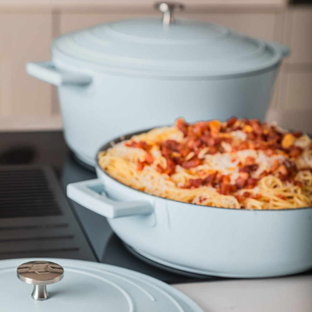 MasterCraft Cast Aluminium Casserole 5L Blue (6)