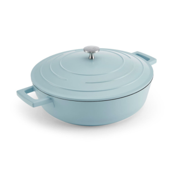 MasterCraft Cast Aluminium Shallow Casserole Dish 4L Blue (3)