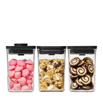 OXO POP 2.0 3-Piece Container Set Black