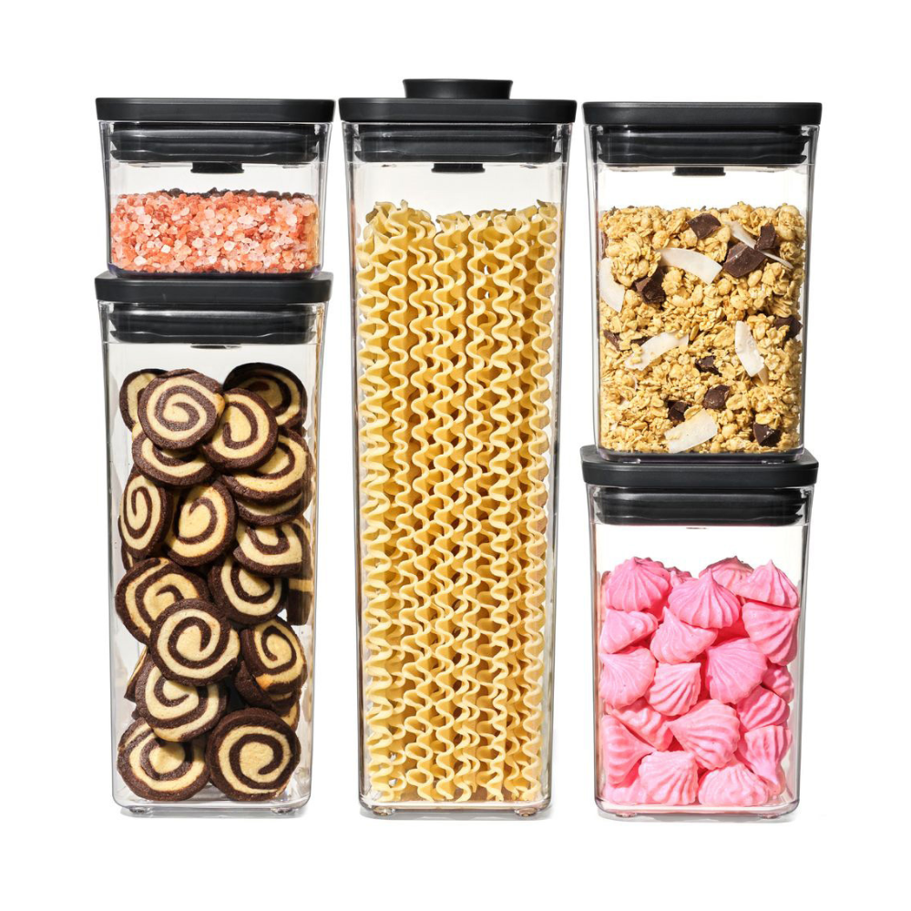 OXO POP 2.0 3-Piece Container Set Black (2)