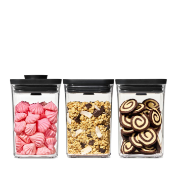OXO POP 2.0 3-Piece Container Set Black