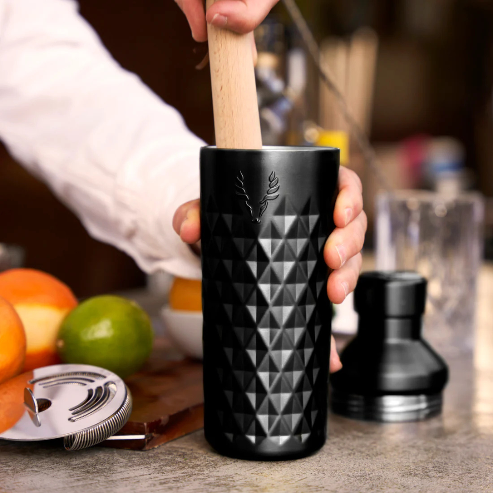 Paragon Stainless Steel Cocktail Shaker in Obsidian (1)