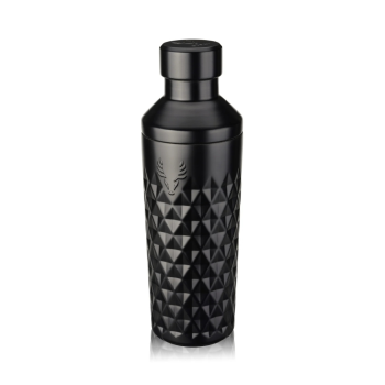 Viski Paragon Stainless Steel Cocktail Shaker Obsidian