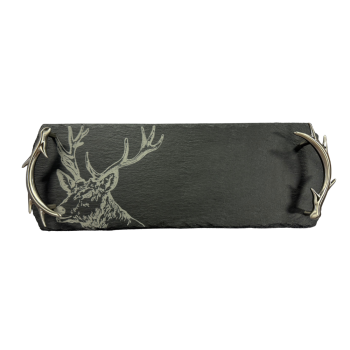 Selbrae House Small Slate Stag Serving Tray