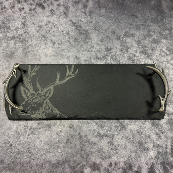 Selbrae House Small Slate Stag Serving Tray (2)