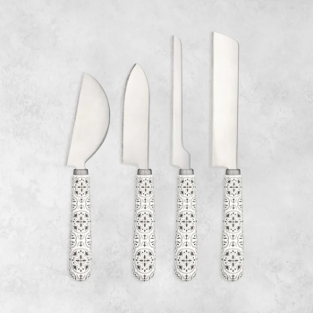 Twine Living Tiles Cheese Knife Set of 4 (2)