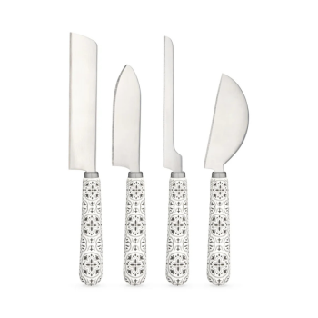 Twine Living Tiles Cheese Knives Set of 4