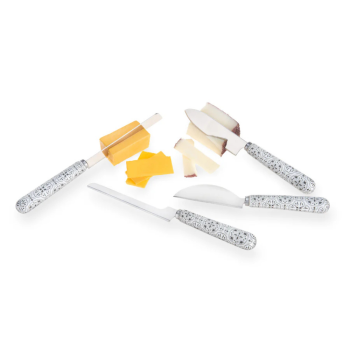 Twine Living Tiles Cheese Knife Set of 4 (4)