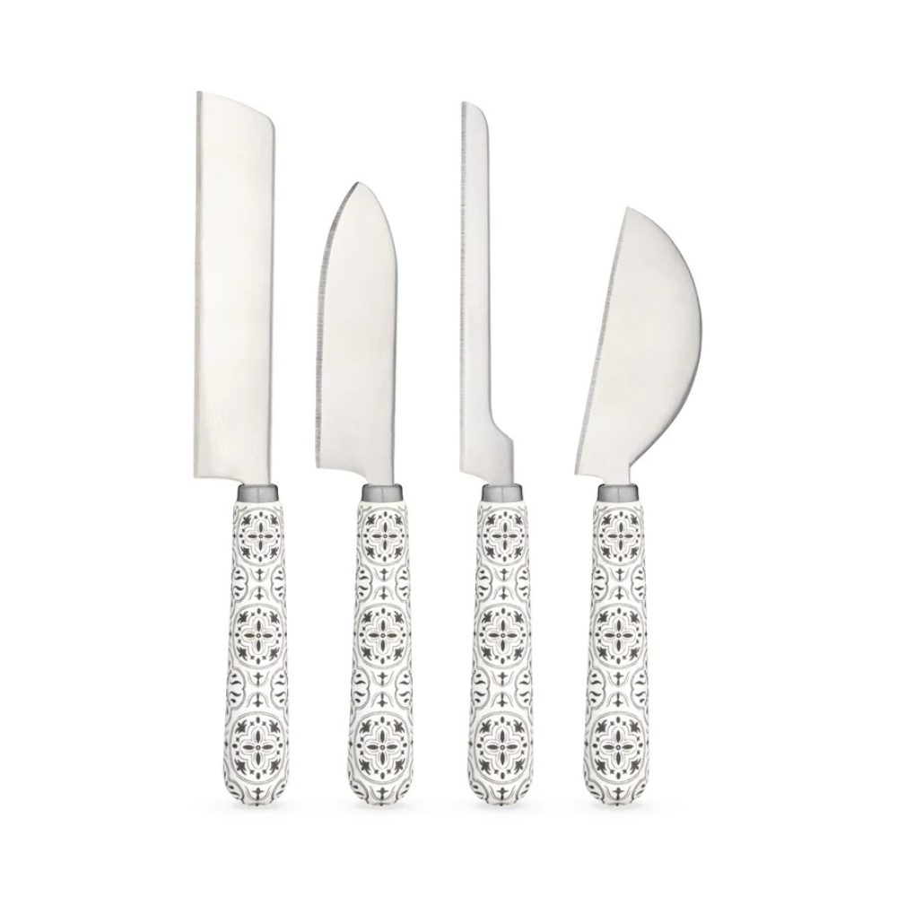 Twine Living Tiles Cheese Knife Set of 4