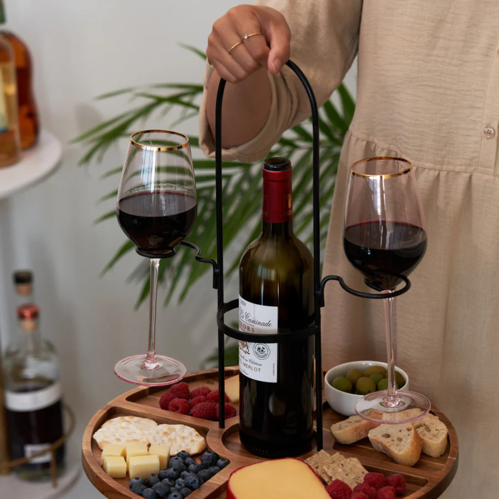 Twine Living Wine & Cheese Caddy (3)
