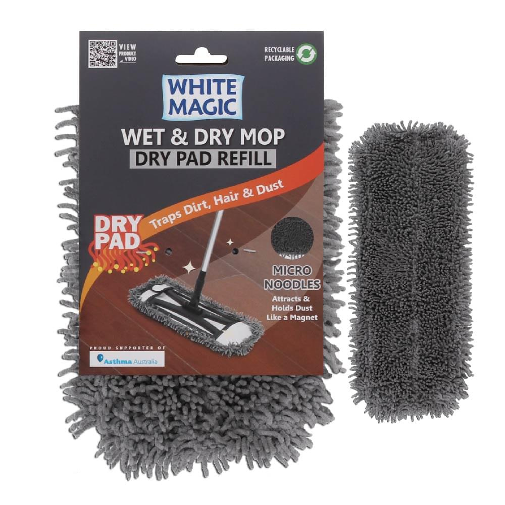 White Magic Wet & Dry Mop Dry Pad Refill (3)