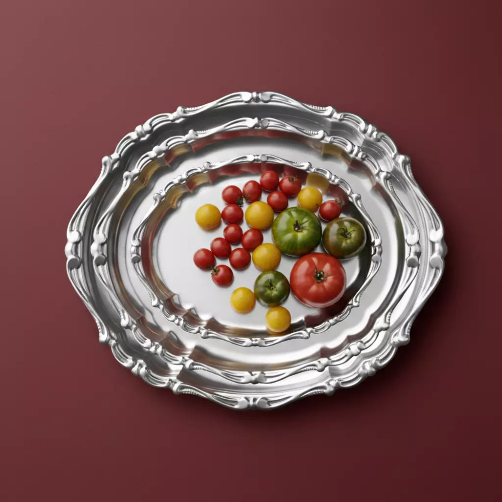 Moda Serving Deco Oval Platter 3 Sizes (2)