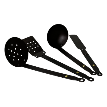 Netherton Foundry Black Iron 4 Piece Utensil Set
