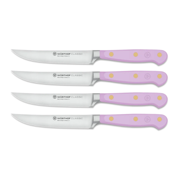 WÜSTHOF Classic Color 4 Piece Steak Knife Set Purple Yam