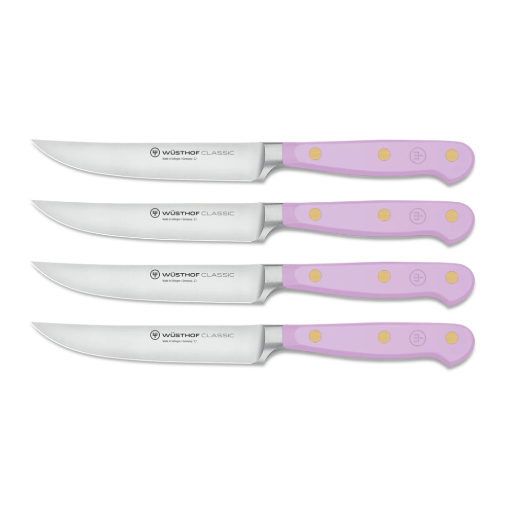 Wusthof 4 Piece Steak Knife Set Purple Yam