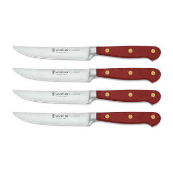 WÜSTHOF Classic Color 4 Piece Steak Knife Set Tasty Sumac