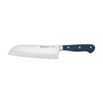 WÜSTHOF Classic Color Hollow Edge Santoku Knife Wild Blueberry 17cm