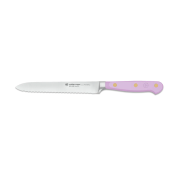 WÜSTHOF Classic Color Serrated Utility Knife Purple Yam 14cm