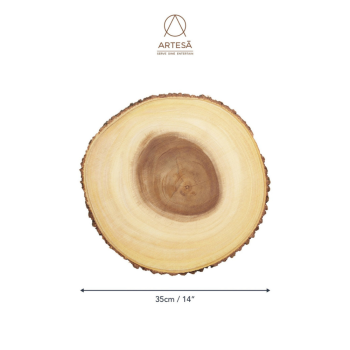 Artesá Rustic Large Wooden Serving Board 35cm (3)