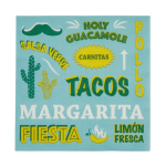 Assemble Lunch Napkin Taqueria 3-Ply 33cm 20 Pack