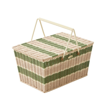 Assemble Ostuni Woven Basket Olive 40cm