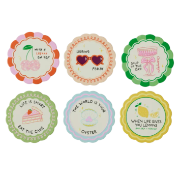 Assemble Proverb Ceramic Coaster 10cm (Assorted Designs)