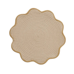 Assemble Sonny Cotton Placemat Ivory & Honey 38cm