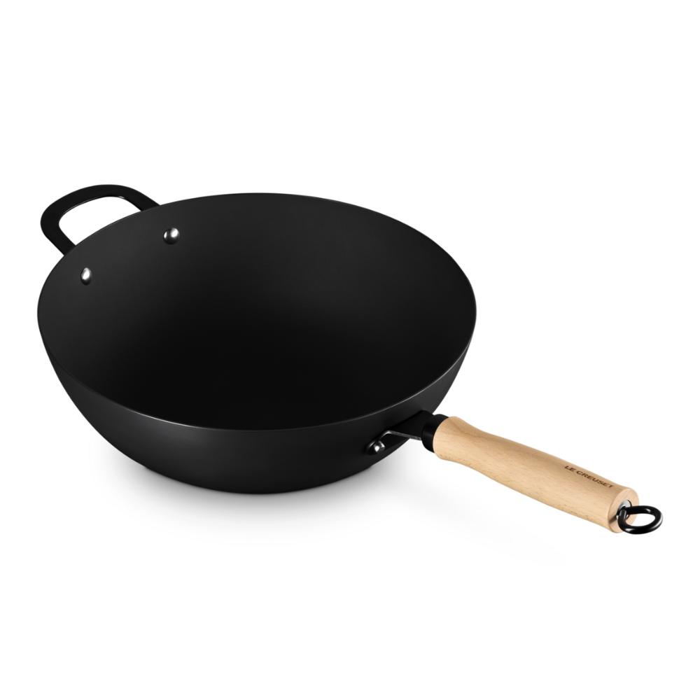 Le Creuset Carbon Steel Wok 30cm (2)