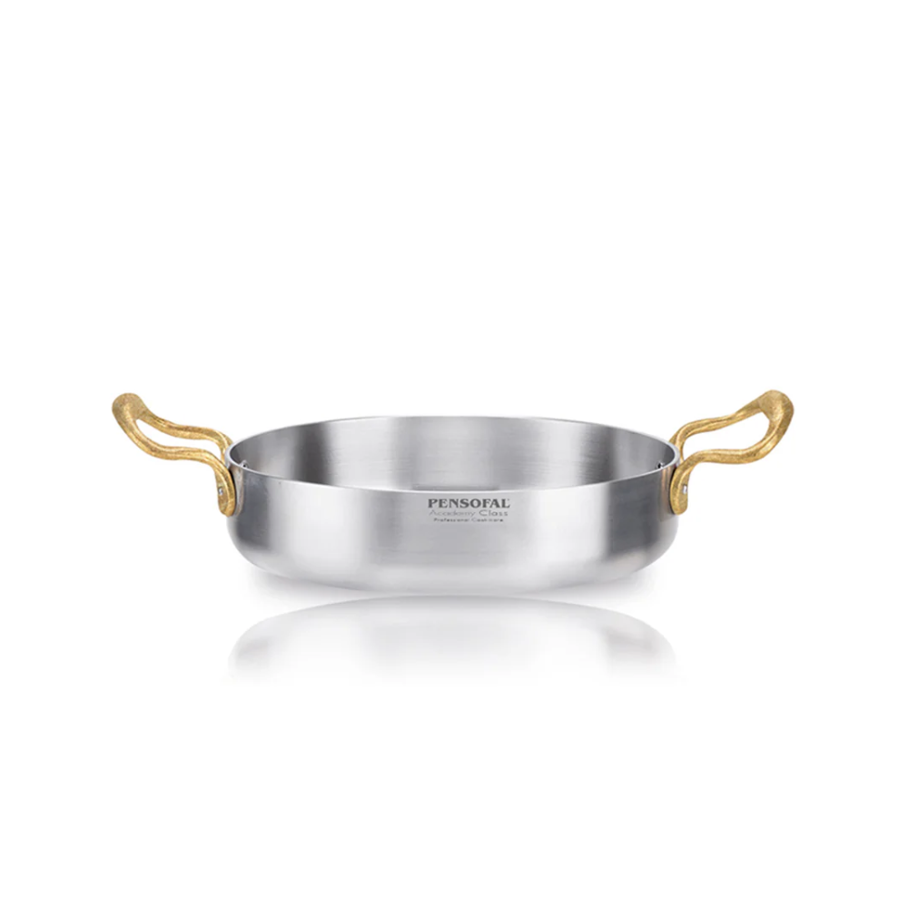 Pensofal Straight Skillet w Brass Handles 28cm