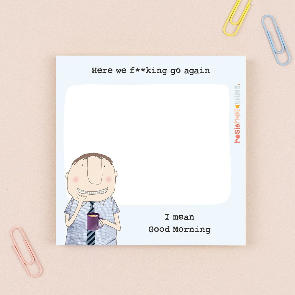 Rosie Made A Thing Here We Go Boy Sticky Notes (2)