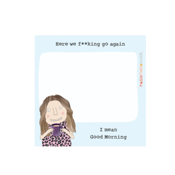 Rosie Made A Thing Here We Go Girl Sticky Notes