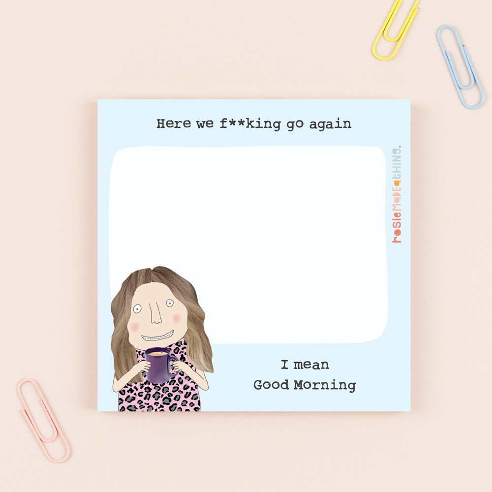 Rosie Made A Thing Here We Go Girl Sticky Notes (2)