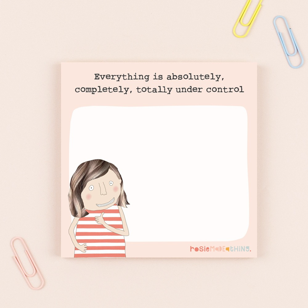 Rosie Made A Thing Under Control Sticky Notes (2)