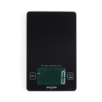 Salter Black Digital Kitchen Scale 10kg