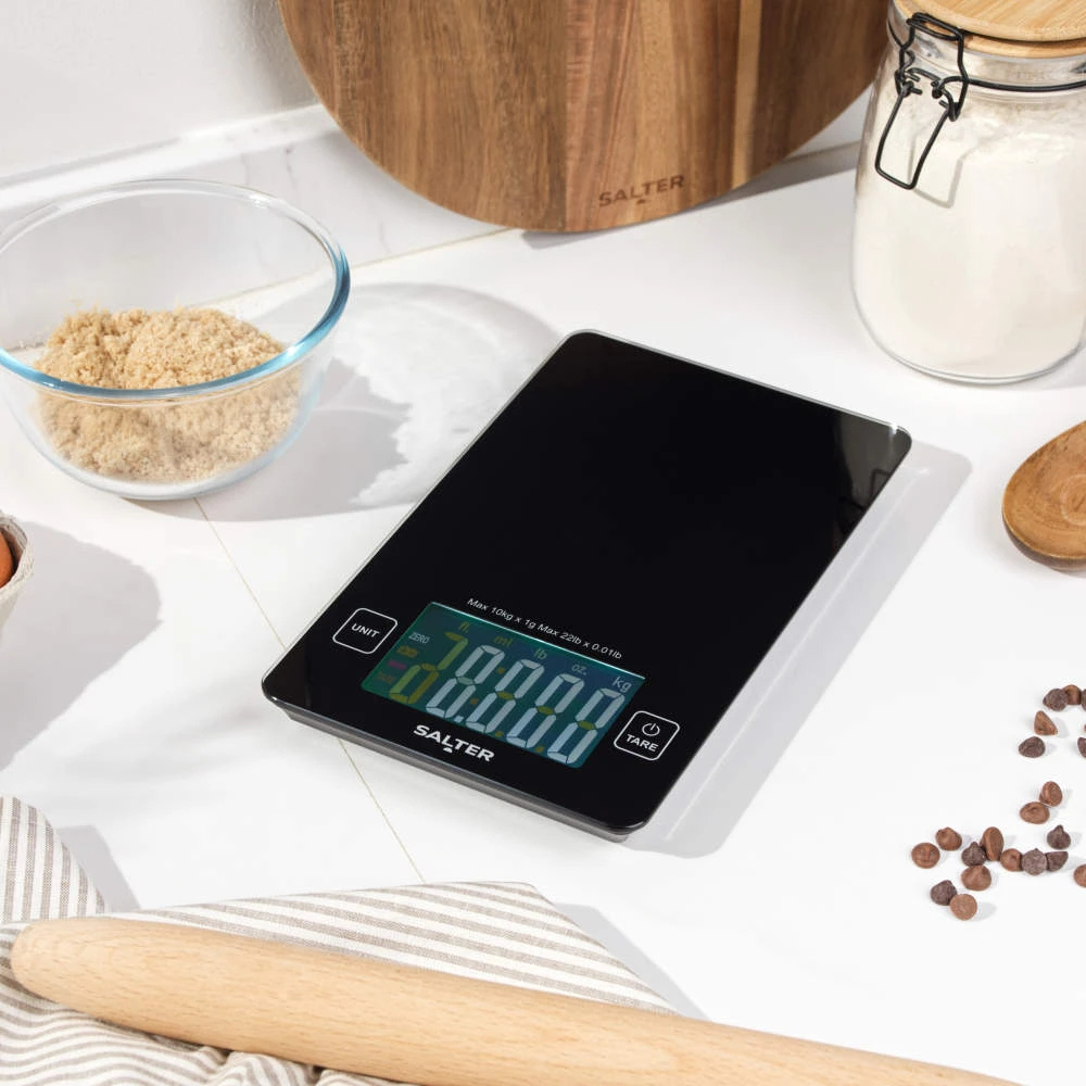 Salter Black Digital Kitchen Scale 10kg (5)