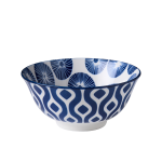 Wilkie Brothers Glazed Porcelain Bowl Blue Dots 15cm