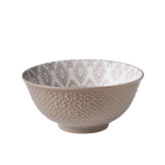 Wilkie Brothers Glazed Porcelain Bowl Monochrome Tile 15cm
